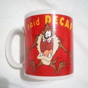 Warner Bros. Red and White Taz Mug